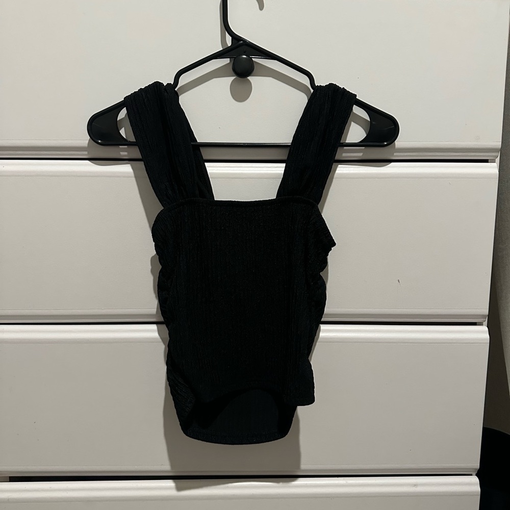 Black Crop Top